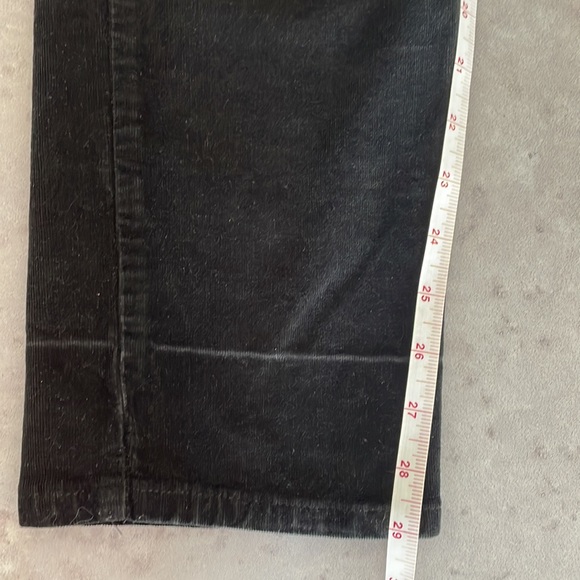 NYDJ slim stretchy black corduroy velvet lift tuck technology leggings size 16 - Picture 13 of 14